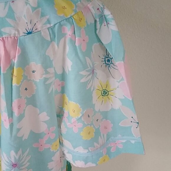 Moon Dance Floral Blue  Home Dress Size XL - Picture 6 of 10
